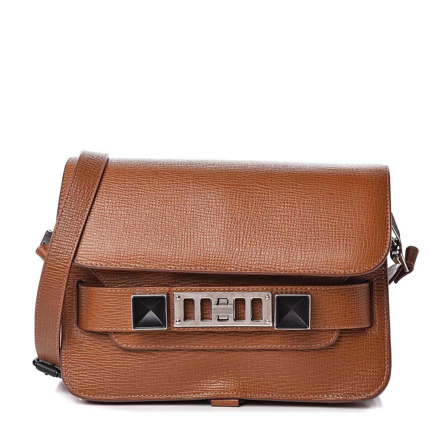 Proenza Schouler Linosa Mini PS11 Classic Shoulder Bag Saddle 1 of 9