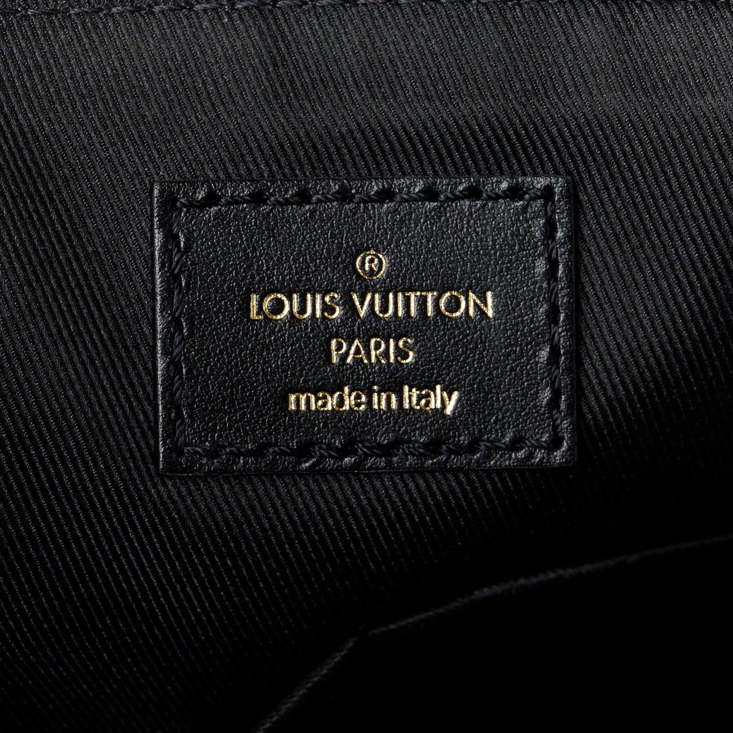 Louis Vuitton Damier Ebene Odeon Tote MM Black 6 of 9
