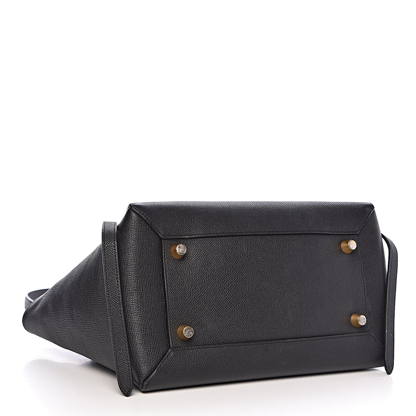 Grained Calfskin Mini Belt Bag Black