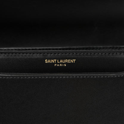 Saint Laurent Smooth Calfskin Small Solferino Satchel Black 6 of 10