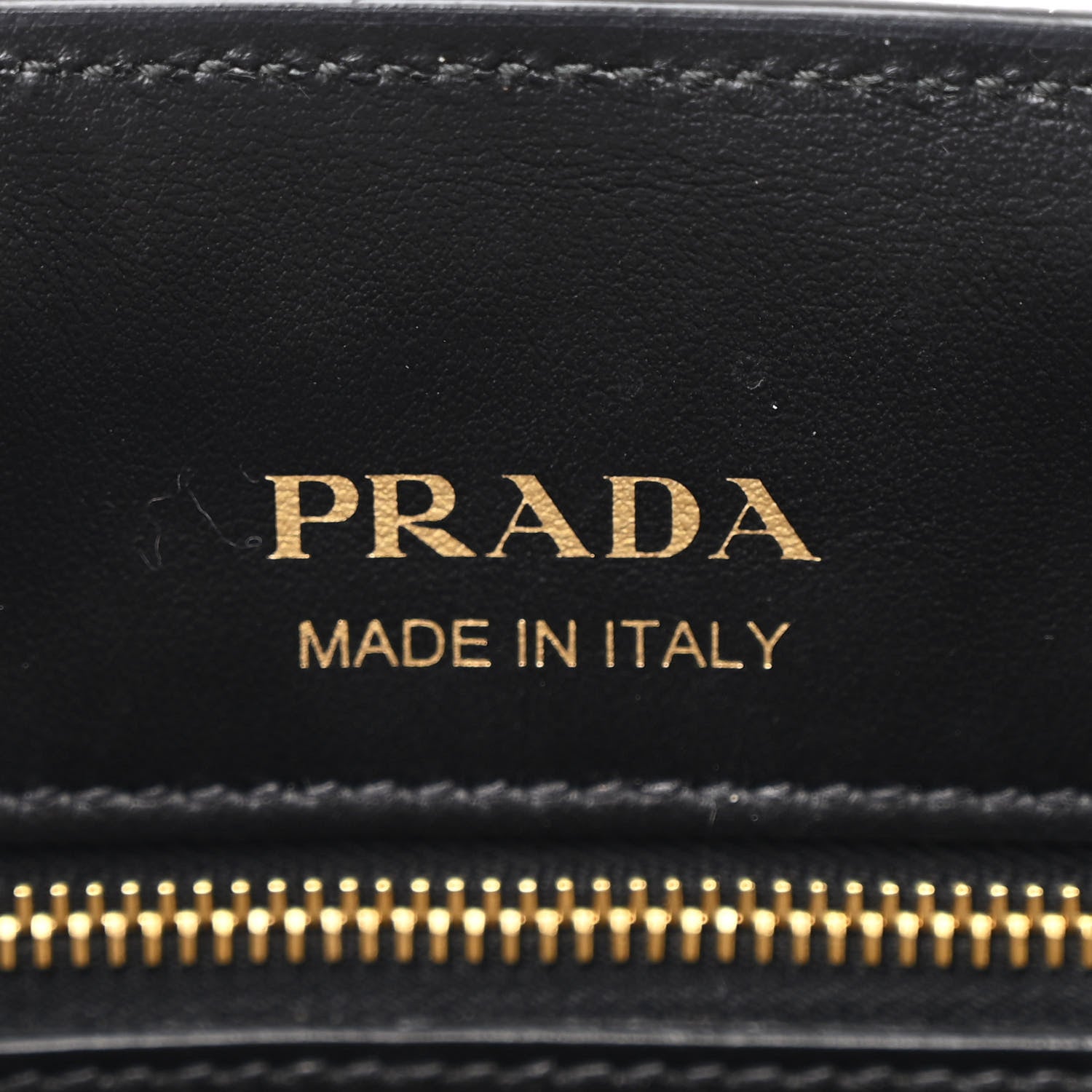 Prada Saffiano City Calfskin Small Bibliotheque Top Handle Black White 7 of 11