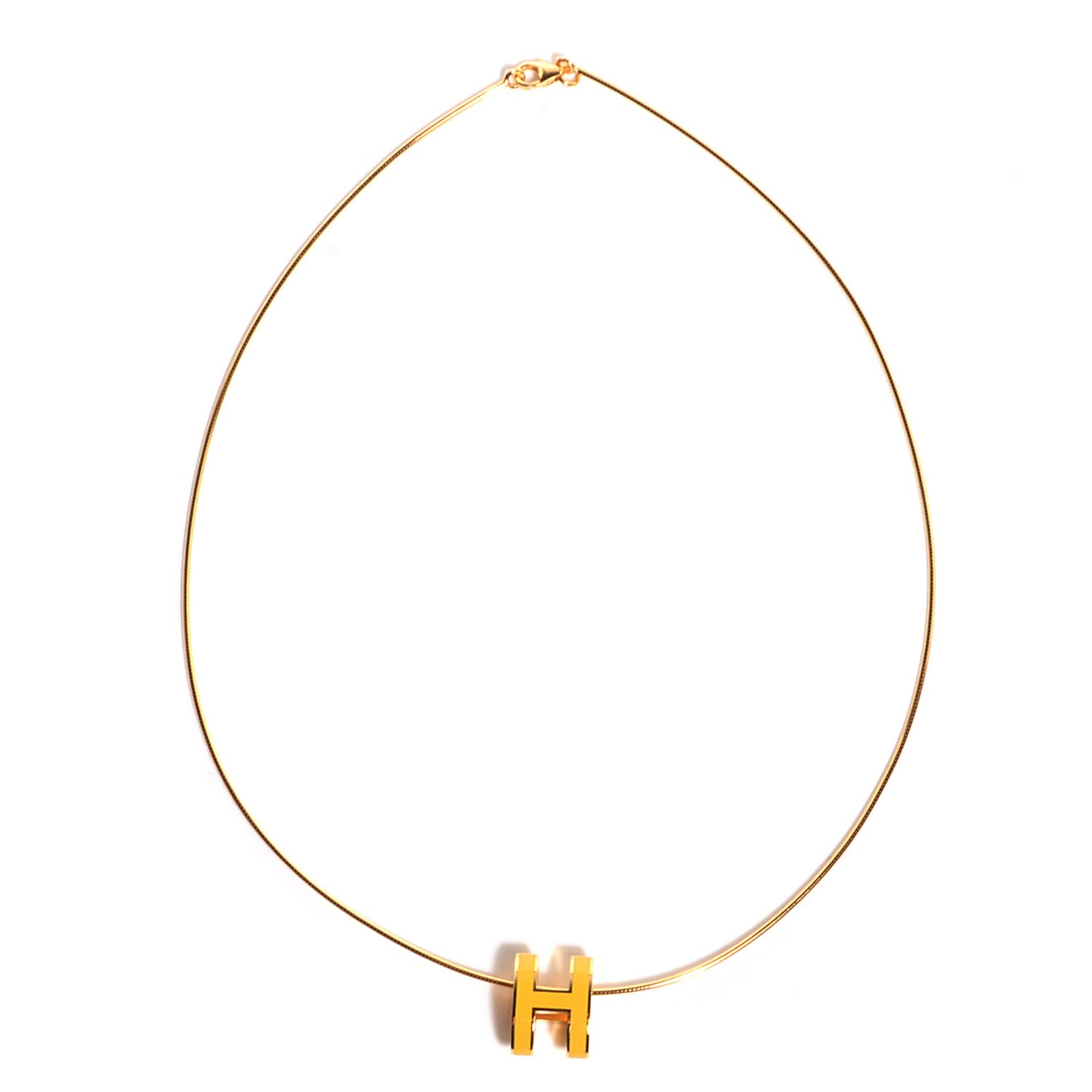Pop H Necklace Naples Yellow