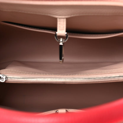 Louis Vuitton Taurillon Capucines MM Litchi Galet 5 of 9