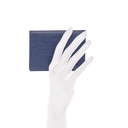 Louis Vuitton Epi Enveloppe Carte De Visite Myrtille 2 of 6