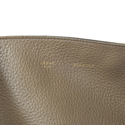 Celine Soft Grained Calfskin Small Belt Cabas Phantom Taupe 12 of 18
