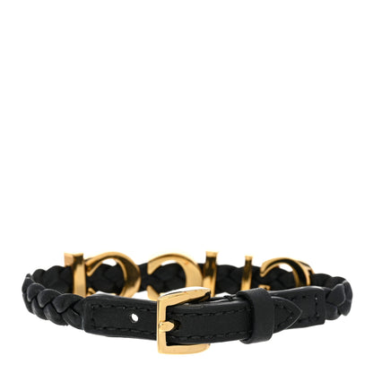 Gucci Calfskin Logo Bracelet Black 3 of 6