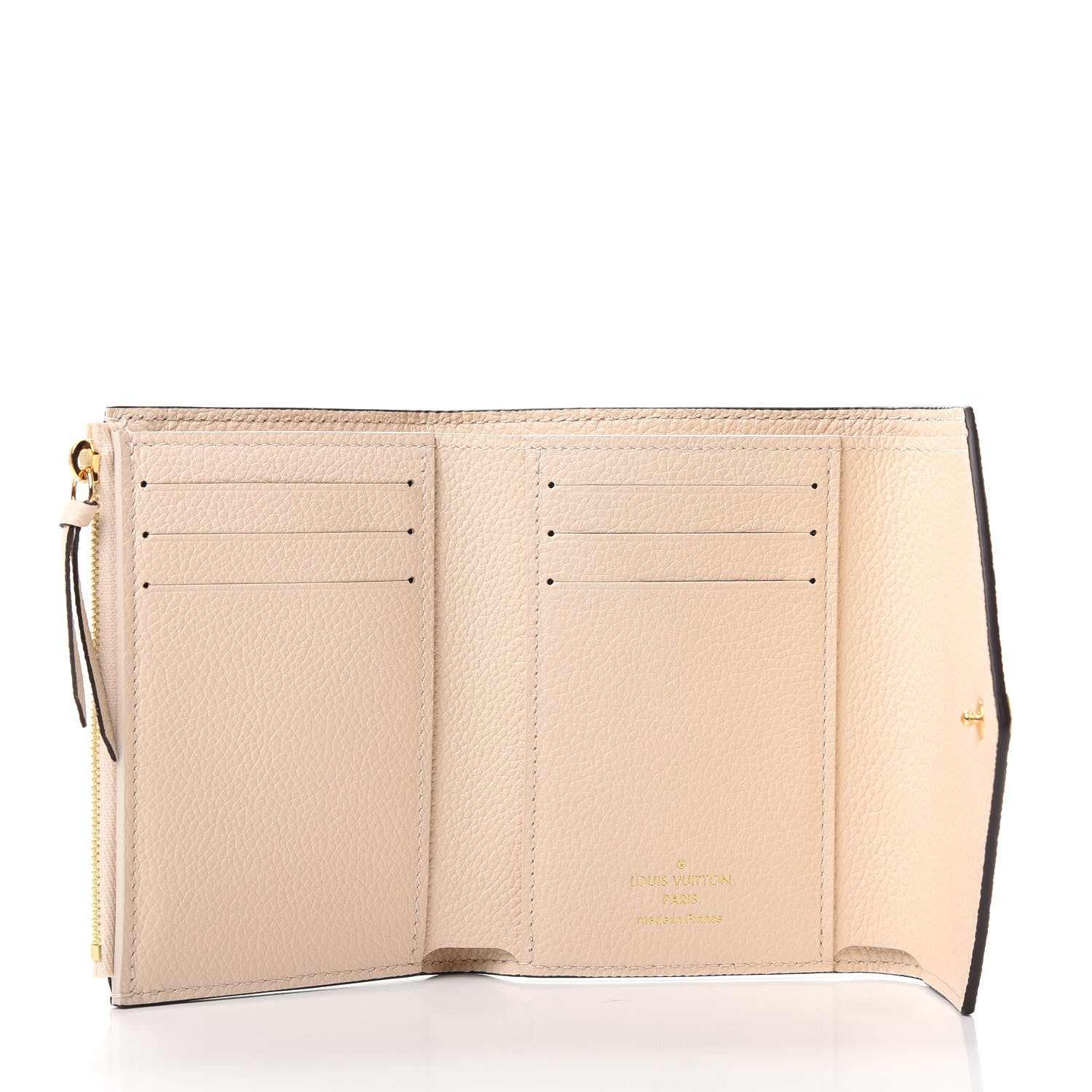 Louis Vuitton Empreinte Monogram Giant Victorine Wallet Creme Bois De Rose 5 of 7