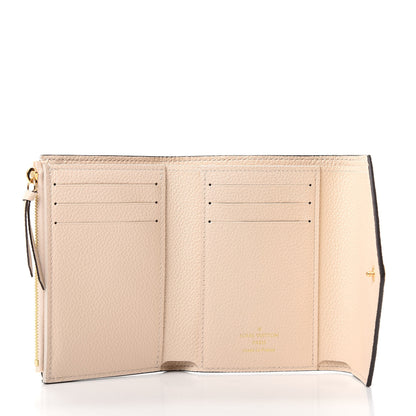 Louis Vuitton Empreinte Monogram Giant Victorine Wallet Creme Bois De Rose 5 of 7