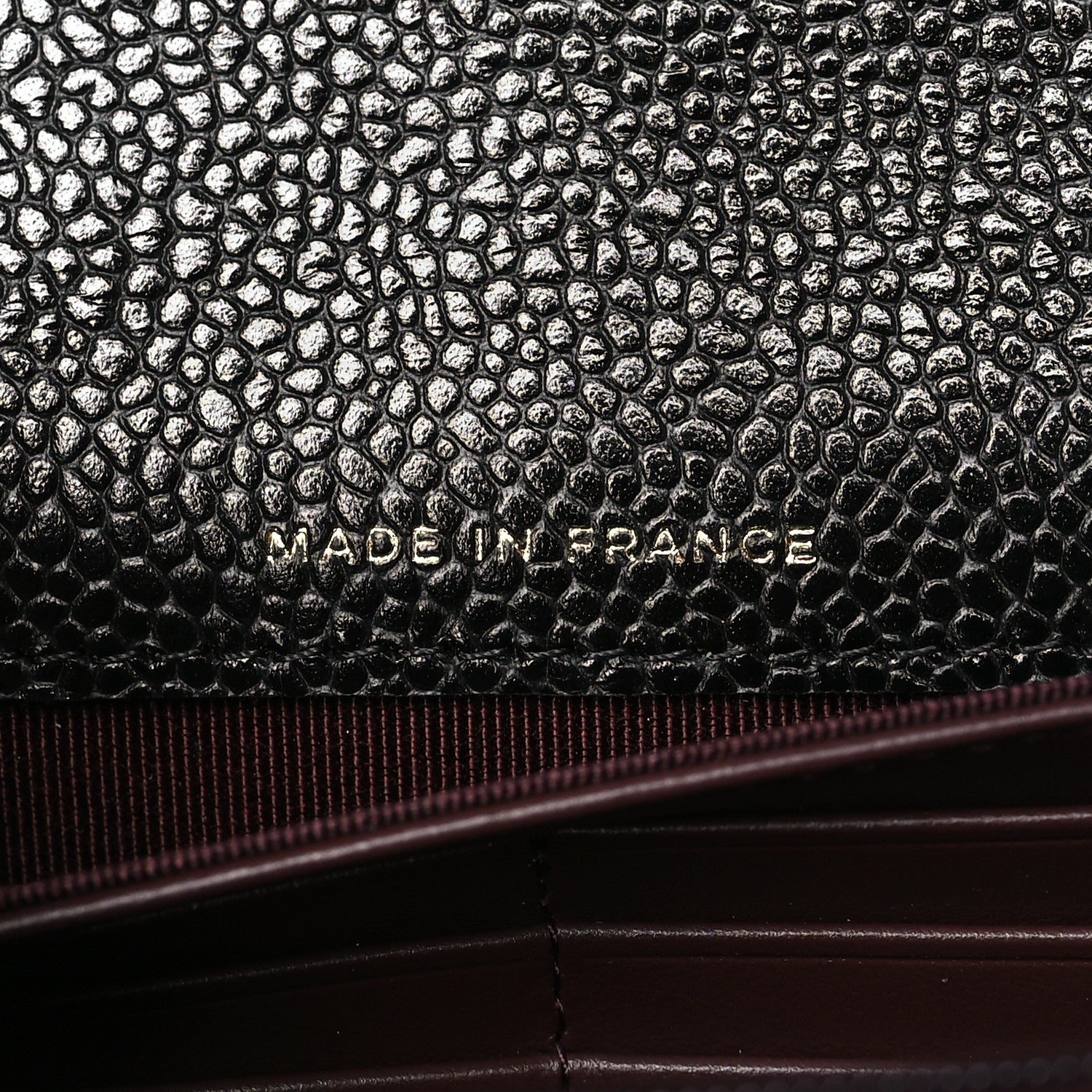 Chanel Caviar Quilted Large Gusset Flap Wallet Black 7 of 10