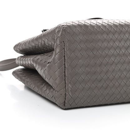 Bottega Veneta Light Calf Intrecciato Small Roma Steel 9 of 11