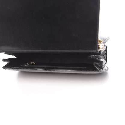 Judith Leiber Alligator Crystal Evening Bag Black 5 of 17