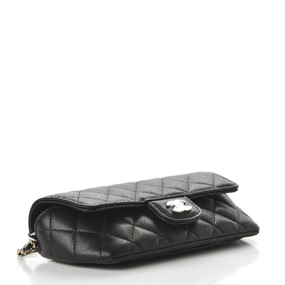Chanel Caviar Quilted Glasses Case With Chain Black 4 of 12
