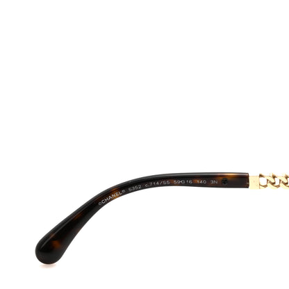 Chanel Chain Sunglasses 5352 Dark Tortoise 5 of 8