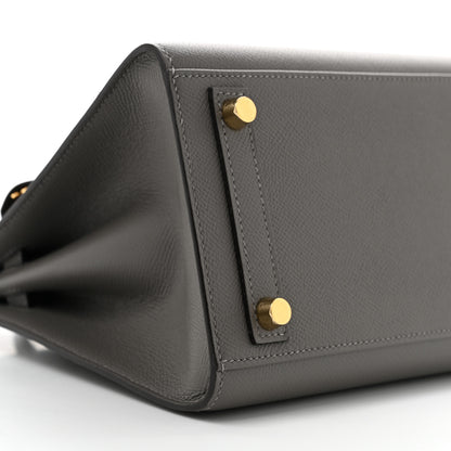 Hermes Epsom Birkin Sellier 25 Gris Meyer 9 of 12