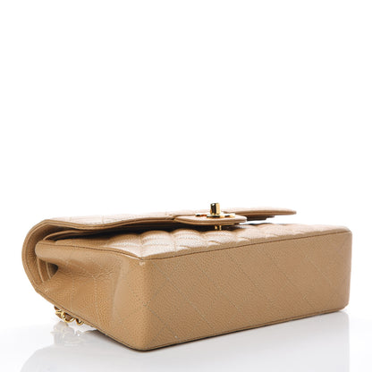 Chanel Caviar Quilted Small Double Flap Beige 4 of 9