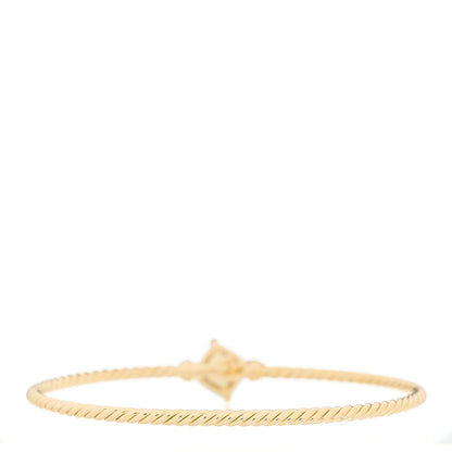 David Yurman 18K Yellow Gold Diamond Turquoise Chatelaine Bracelet 2 of 3