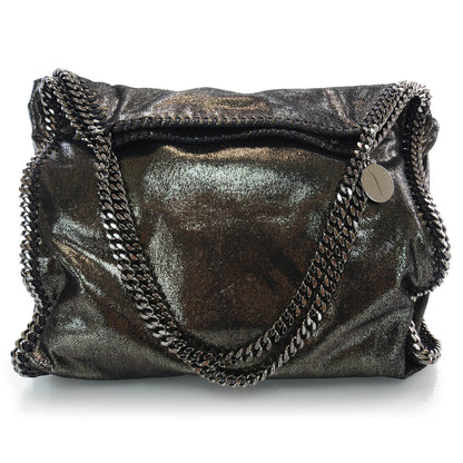 Stella McCartney Faux Leather Falabella Chamois Tote Ruthenium 3 of 8