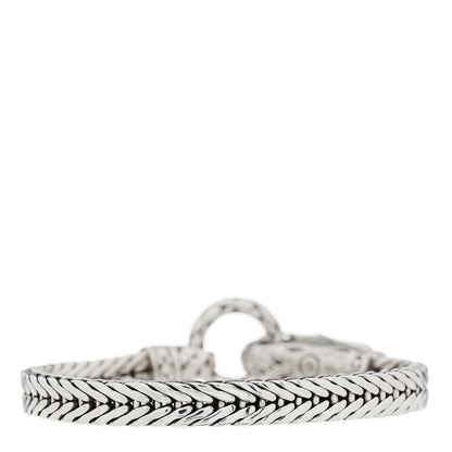 John Hardy Sterling Silver Black Sapphire Naga Dragon Head Bracelet 3 of 4