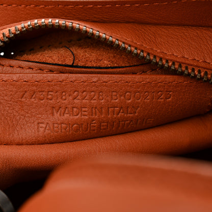 Balenciaga Veau Grana Perforated Blackout Hardware Mini City Marron Caramel 8 of 12