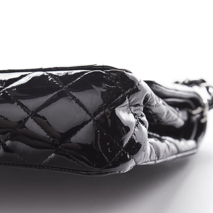 Chanel Patent Quilted Medium Double Flap Black 9 of 18