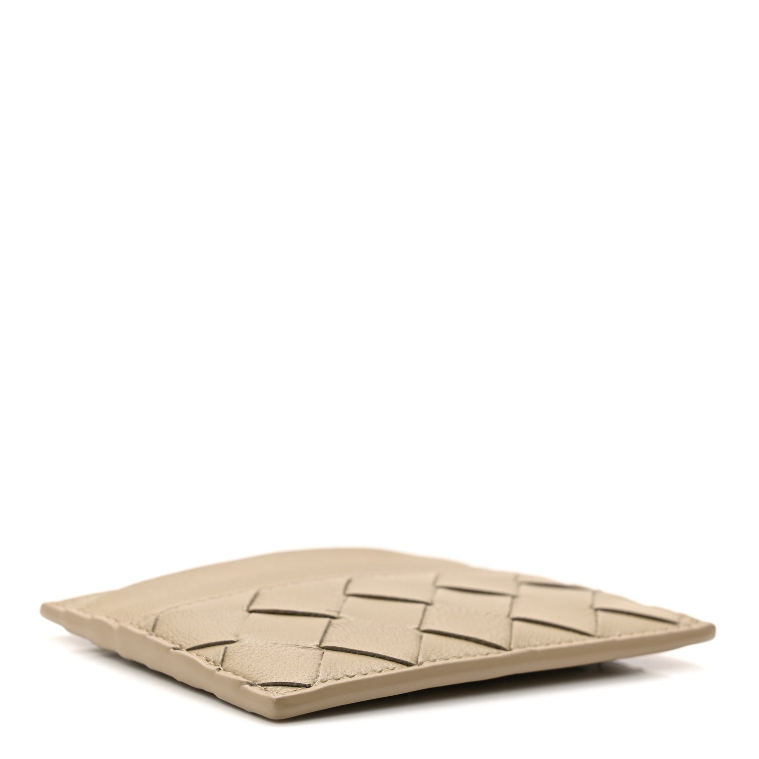 Bottega Veneta Nappa Intrecciato Credit Card Case Travertine 4 of 7