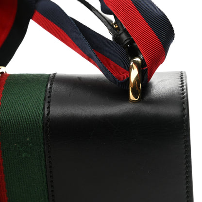 Gucci Calfskin Small Sylvie Shoulder Bag Black 13 of 18