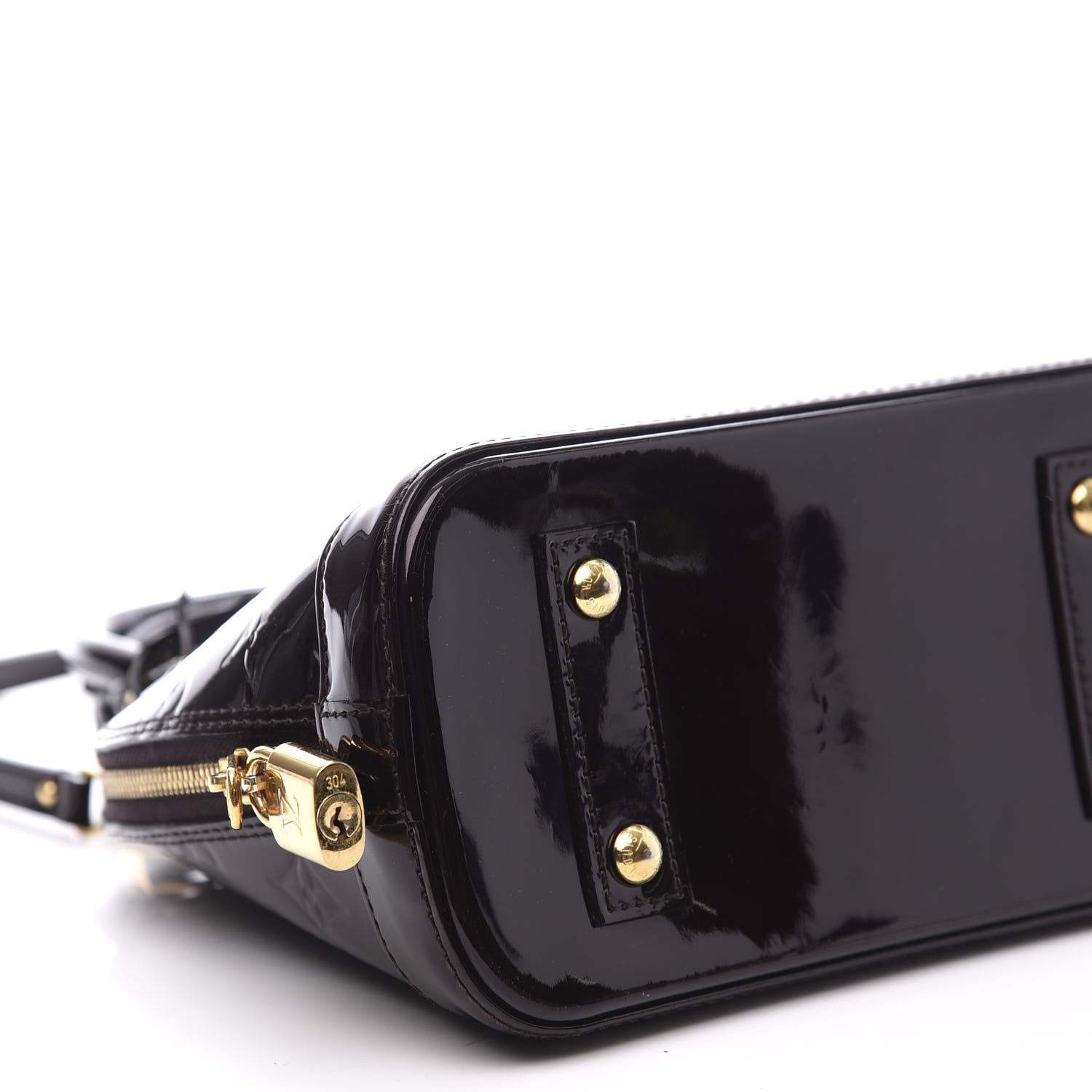 Louis Vuitton Vernis Alma BB Amarante 7 of 11