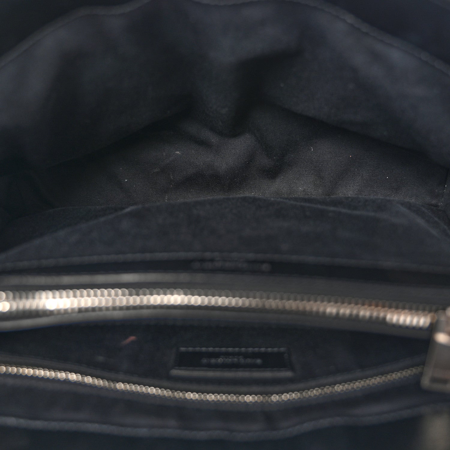 Saint Laurent Calfskin Y Quilted Monogram Medium Loulou Chain Satchel Black 5 of 14