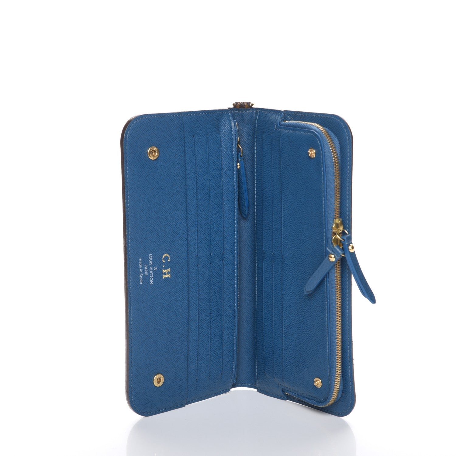 Louis Vuitton Monogram Insolite Wallet Petrole Blue 5 of 7