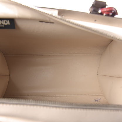 Fendi Calfskin Petite 3Jours Tote Marrone Camelia Ice 6 of 14