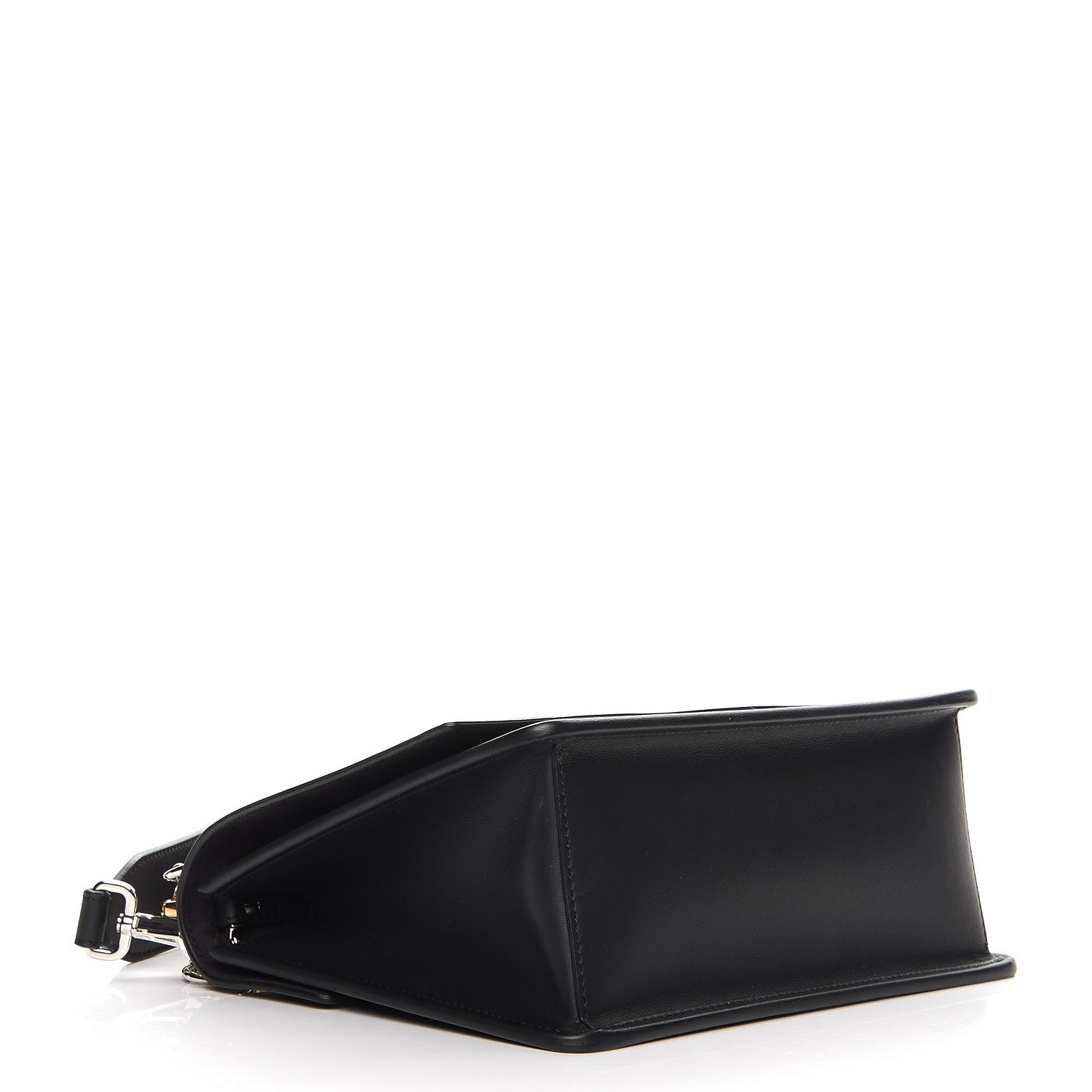 Fendi Vitello Century Velvet F is Fendi FF Kan I Shoulder Bag Black Tobacco 5 of 11
