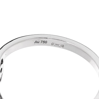 Gucci 18K White Gold Running G Ring 53 6.5 4 of 6