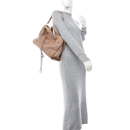 Balenciaga Chevre Gold Metallic Edge Hardware City Rose Des Sables 2 of 11