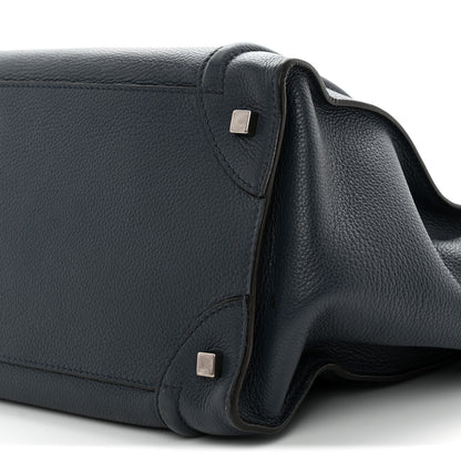 Celine Drummed Calfskin Mini Luggage Slate 10 of 14