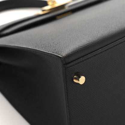 Hermes Epsom Kelly Sellier 28 Black 9 of 13