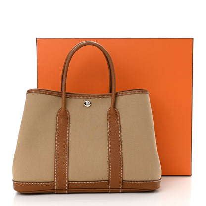 Hermes Toile Negonda Garden Party 30 TPM Trench Gold 11 of 11