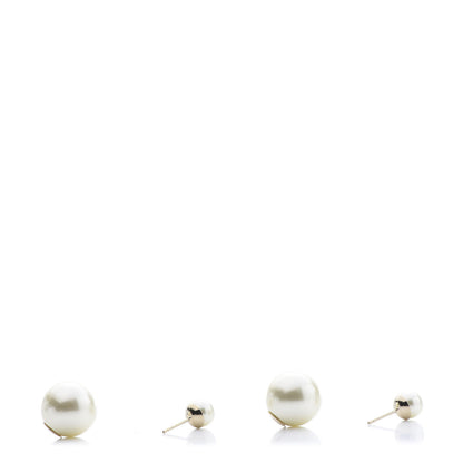 Christian Dior Pearl Mise En Dior Tribal Earrings 4 of 6