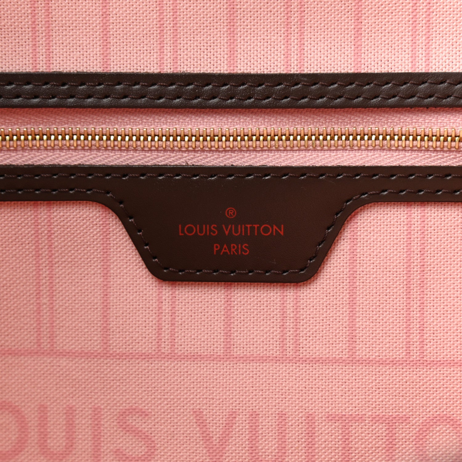 Louis Vuitton Damier Ebene Neo Neverfull MM Rose Ballerine 6 of 12