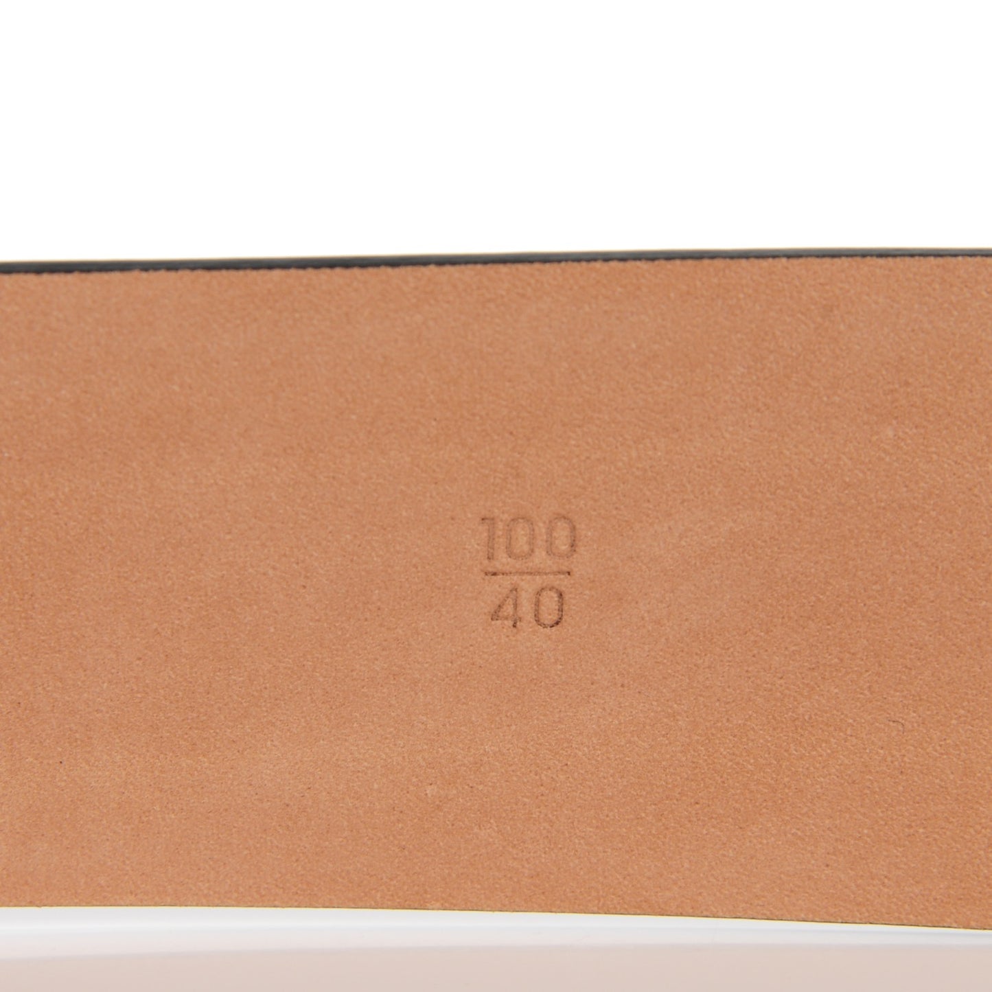 Calfskin CC Belt 100 40 Black