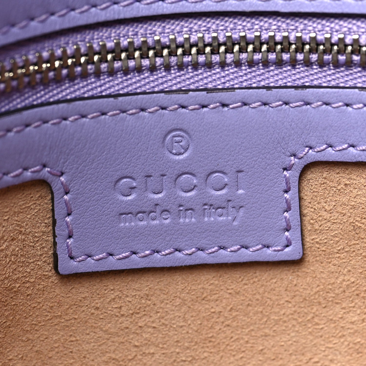 Gucci Calfskin Matelasse Small GG Marmont Shoulder Bag Lapis 6 of 11