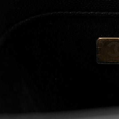 Chanel Caviar Quilted Hobo Black 7 of 10