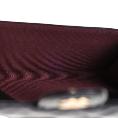 Chanel Lambskin Quilted Flap Card Holder Wallet Black 5 of 9