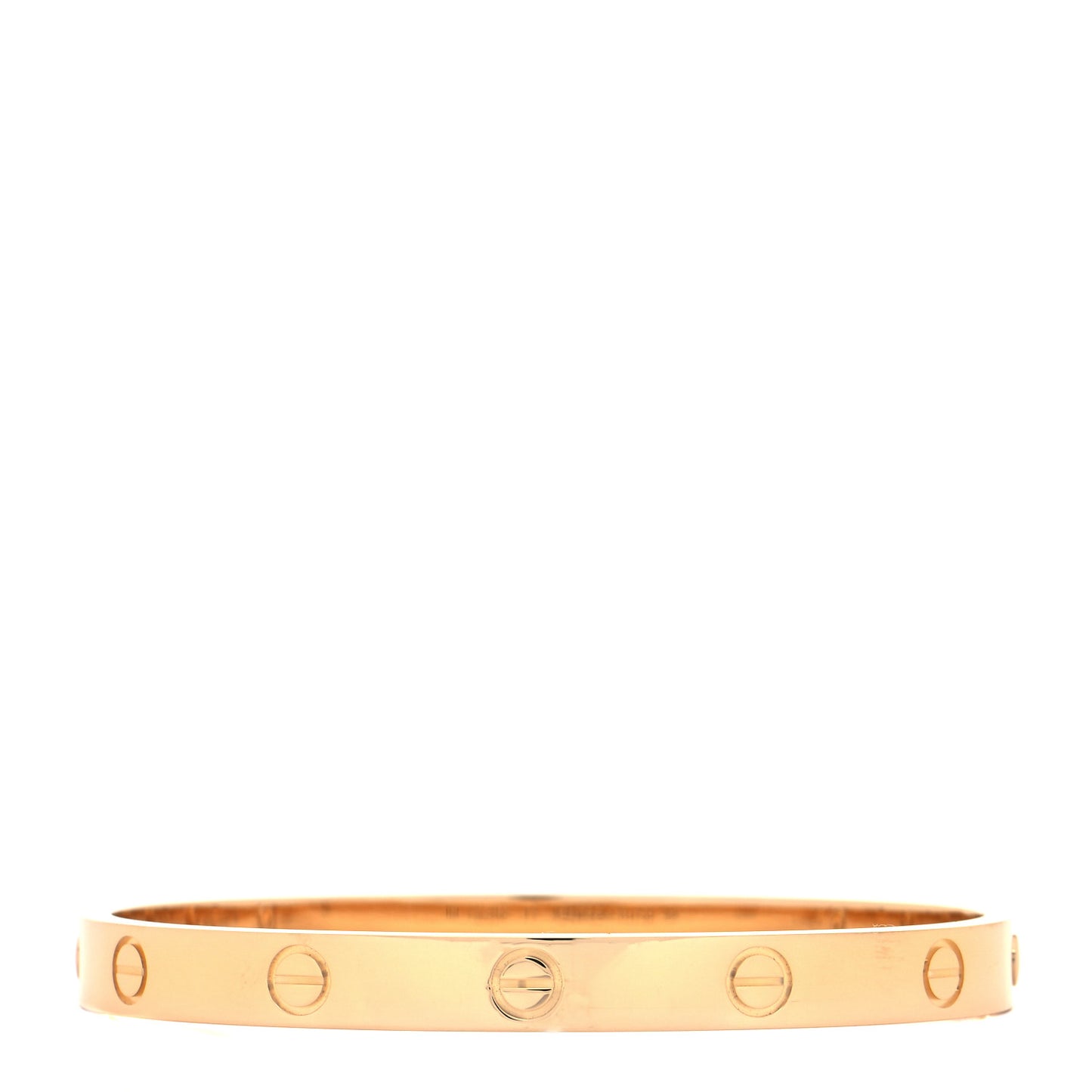 18K Yellow Gold LOVE Bracelet 17