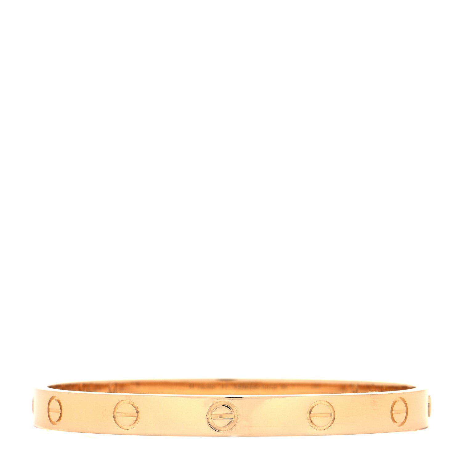 Cartier 18K Yellow Gold LOVE Bracelet 17 3 of 7