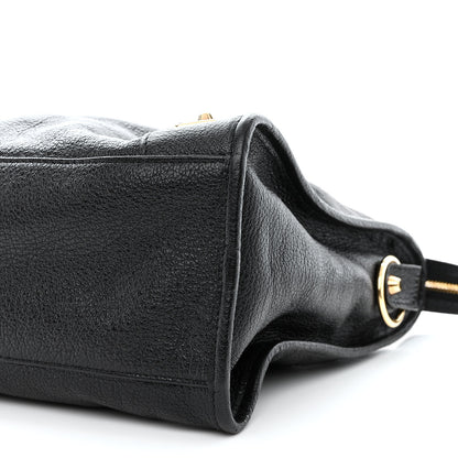 Balenciaga Chevre Gold Metallic Edge Hardware City Black 10 of 10