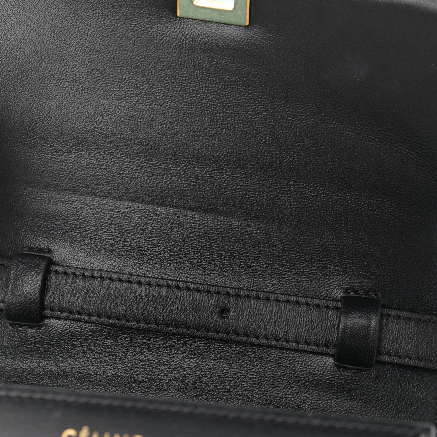 Celine Box Calfskin Small Classic Box Flap Bag Black 12 of 12