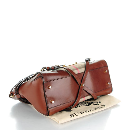 Burberry House Check Small Gladstone Dark Tan 4 of 11