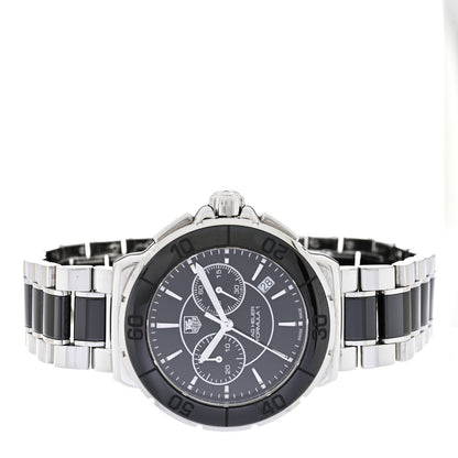 Tag Heuer Stainless Steel Ceramic 41mm Formula 1 Lady Quartz Watch Black CAH1210 2 of 5