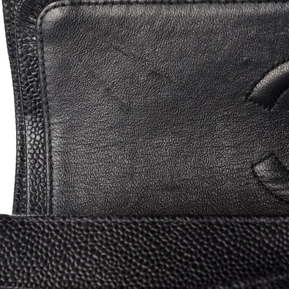 Chanel Caviar Quilted Medium Double Flap Black 12 of 13