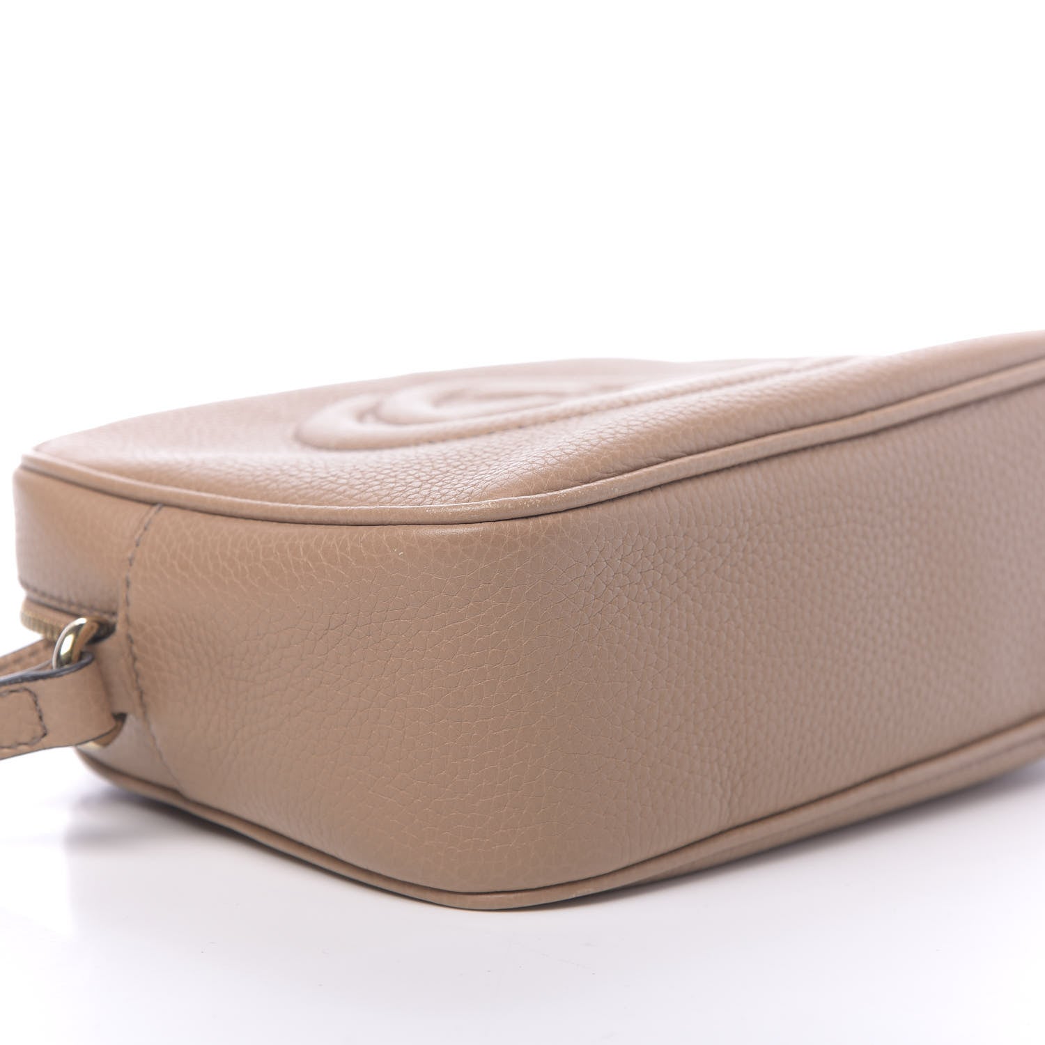 Gucci Pebbled Calfskin Small Soho Disco Bag Camelia 8 of 11